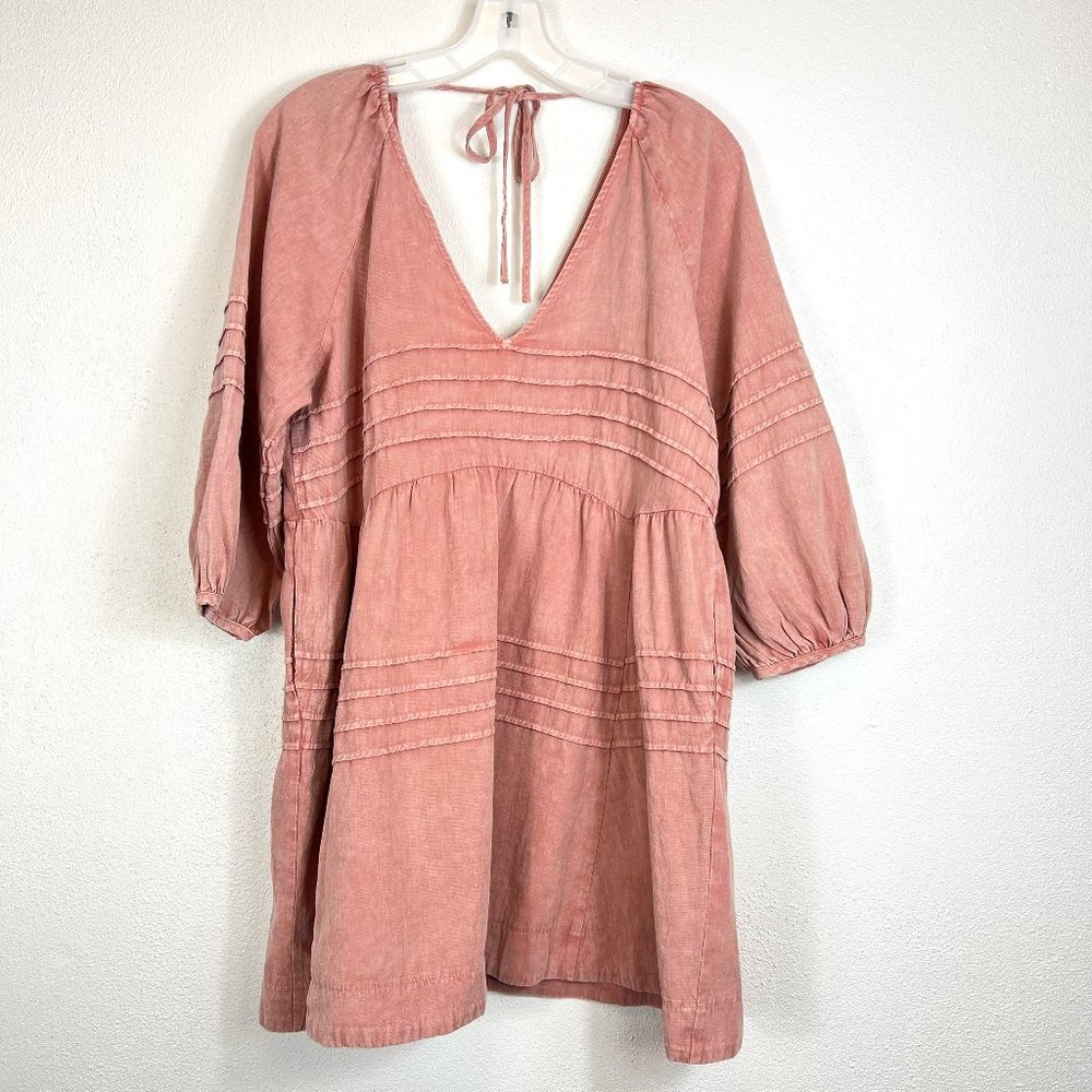 MUSTARD SEED 100% COTToN TUNIC TOP SIZE SMALL PINK